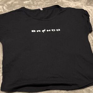 Next Level Bronco Black Women's Tee